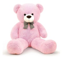 Papyonlu Pembe Peluş Oyuncak Ayıcık