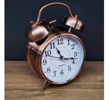 Büyük Boy Metal Bakır Çalar Saat