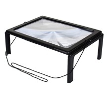 Yaşlılar Için  A4 Boyutu Masa Tipi Işıklı Okuma Büyüteç Th-275205B