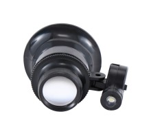 20X Büyütmeli Saat Takı Onarım Için Cam Lensli Optik Işıklı Göz Büyüteç  Mg13B-9A