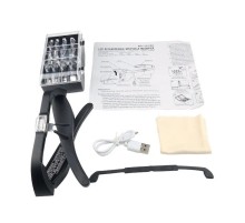 Şarjlı Gözlük Büyüteç  4 Farklı Lens -11537Dc