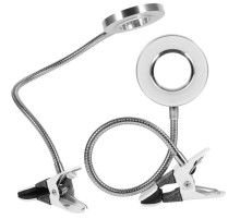 8X Büyütmeli Mandallı Usb Girişli Masa Lambalı Okuma Ve Güzellik Salon Için Büyüteç 2088A