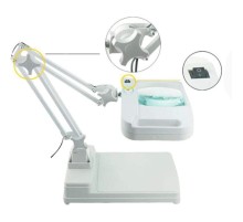 5X 10X Büyüteç - Led Işıklı Süper Parlak Enerji Tasarruflu  Masa Lambası Lt-861