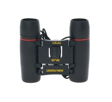 30X60 Cepte Taşımalı Kauçuk Kaplamalı Mini Dürbün Siyah