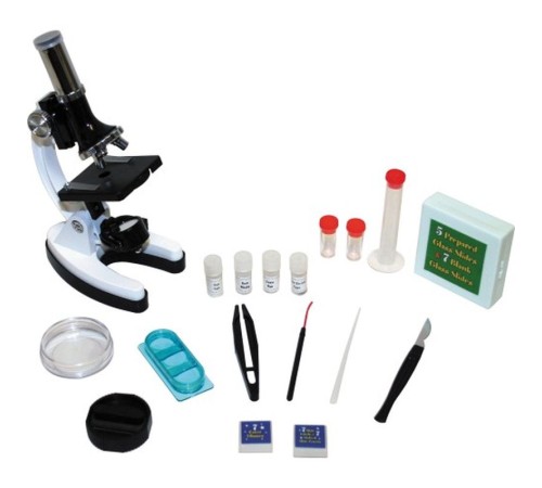 toptan-xml-dropshipping-Nikula-mikroskop Taşınabilir Set 28 Parça Eğitim Mikroskop Kiti 300x 600x Ve 1200x çocuklara