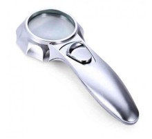 7X Büyüteç 6 Led Işık Aydınlatma 50Mm Optik Lens El Büyüteç