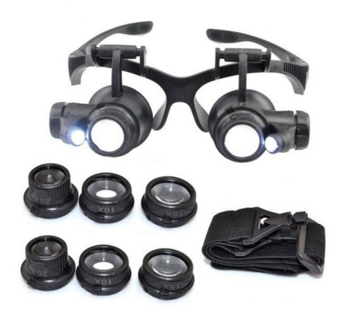 toptan-xml-dropshipping-Nikula-gözlük Modeli 10x 15x 20x 25x Lens,2led ışıklı,büyüteç