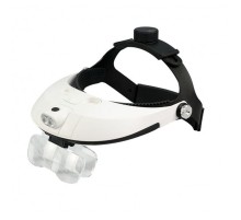 5 Mercekli Çok Fonksiyonlu Başlık Tip Işıklı Büyüteç 81001H