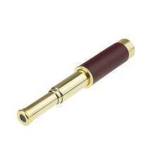 30X40 Panda Büyük Mercekli Pirinç Gövdeli Deri Çantalı Denizcilik Korsan Dürbün