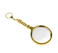 X90Mm Tüm Metal Altın Renkli Hediye Büyüteç Optik Lensler Ile Çinko Alaşım Metal Çerçeve