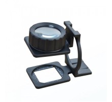 Tekstilciler Için  Kumaş Kontrolü Büyüteç Katlanan Metal 15X Büyütme