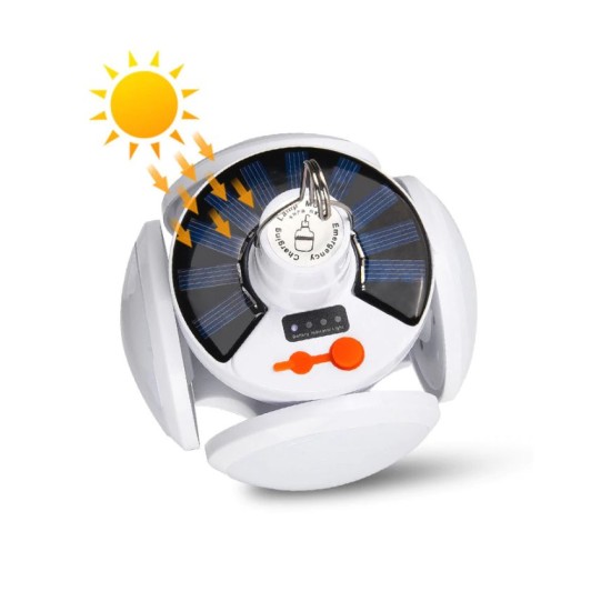 toptan-xml-dropshipping-Polizei P-038 Solar Güneş Enerji Ve Usb Sarjli 5 Kanatlı