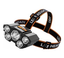 5 Led'li Usb Şarjlı Kafa Lambası P-T21
