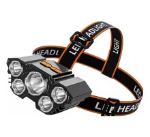 5 Led'li Usb Şarjlı Kafa Lambası P-T21
