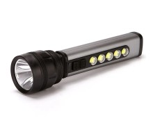 Power Led + 5 Cob Led Şarjlı Alüminyum Kasa Fener P-67