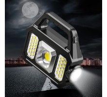 Solar Powerbanklı Şarjlı Taşınabilir Güçlü Fener P-880A