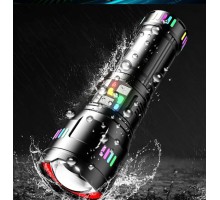 Pro F-3002 Alüminyum TG LED Gece Şeritli Type-C Şarjlı El Feneri