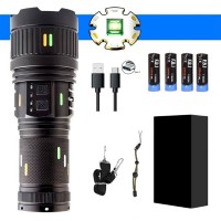 Pro F-3001 Alüminyum TG LED Güç Göstergeli Type-C Şarjlı El Feneri 100 W