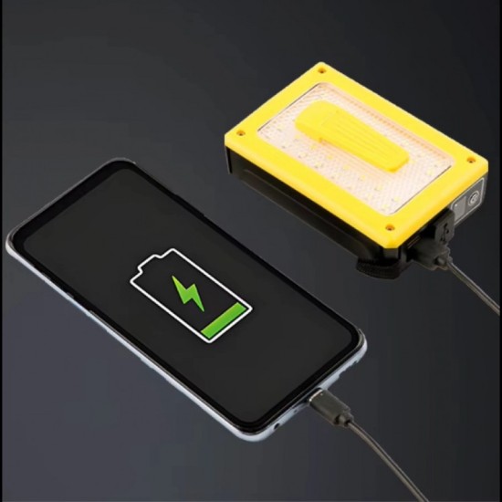 toptan-xml-dropshipping-F.B.I Pro F-3003 Alüminyum PM10-TG LED Type-C Powerbank ve Solar Şarjlı Kamp Kafa Feneri