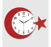 Ay Yildiz Duvar Saati 134-1