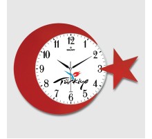 Ay Yildiz Duvar Saati 134-4