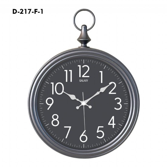 toptan-xml-dropshipping-Galaxy Dekoratif Köstekli Duvar Saati D-217-F-1
