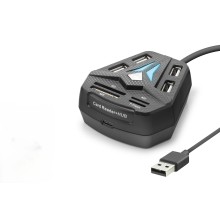 Usb Combo Hub Kart Okuyucu 8 Port Siyah A068B