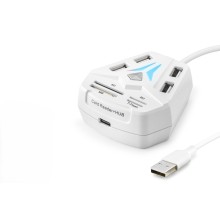 Usb Combo Hub Kart Okuyucu 8 Port Beyaz A068W
