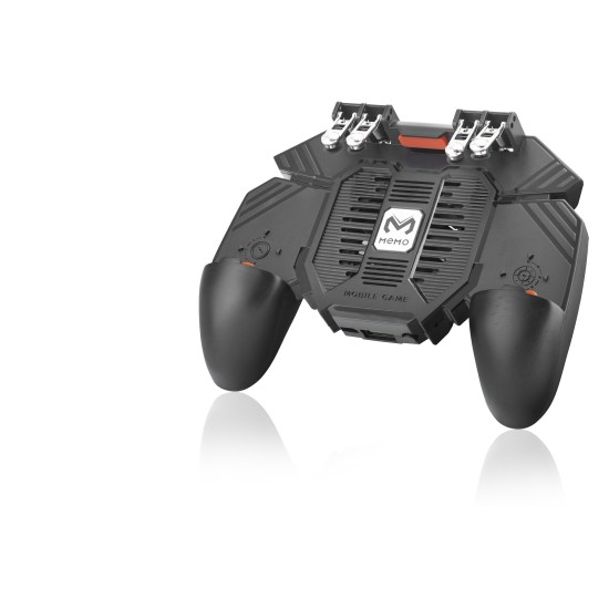 toptan-xml-dropshipping-Soğutucu Fanlı Telefon Tutuculu Mobil Gamepad 4 Butonlu 1200 Mah Siyah AK77-1