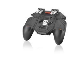 Soğutucu Fanlı Telefon Tutuculu Mobil Gamepad 4 Butonlu 4000 Mah Siyah AK77-2