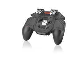 Soğutucu Fanlı Telefon Tutuculu Mobil Gamepad 4 Butonlu 4000 Mah Siyah AK77-2