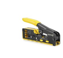 Rj45 Network Sıkma Pensesi Seti Cat5 Cat6 Cat7 Sarı APXCR45