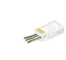 Cat6 Ez Rj45 Konnektör 100 Adet Paket - Şeffaf APXRJ45