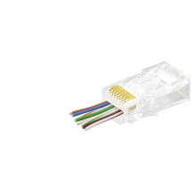 Cat6 Ez Rj45 Konnektör 100 Adet Paket - Şeffaf APXRJ45