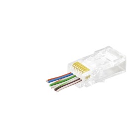 Cat6 Ez Rj45 Konnektör 100 Adet Paket - Şeffaf APXRJ45