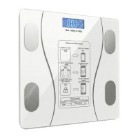 Bluetooth Dijital Baskül 180 Kg Cam Yüzey 2 Aaa Pil Beyaz BS260B