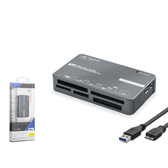 toptan-xml-dropshipping-Usb 3.2 Gen1 All İn One Kart Okuyucu Cf Sd Microsd Ms Xd 5 Gbps C308