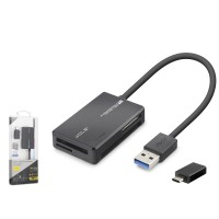 Usb Type-c 3.2 Gen1 All İn One Kart Okuyucu Cf Sd Microsd Ms 5 Gbps Siyah C313