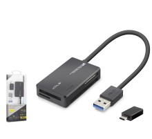 Usb Type-c 3.2 Gen1 All İn One Kart Okuyucu Cf Sd Microsd Ms 5 Gbps Siyah C313