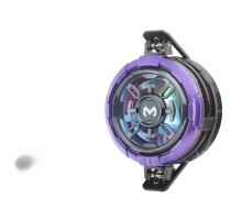 Manyetik Klipsli Telefon Soğutucu Fan Rgb Mor Siyah CX08AI