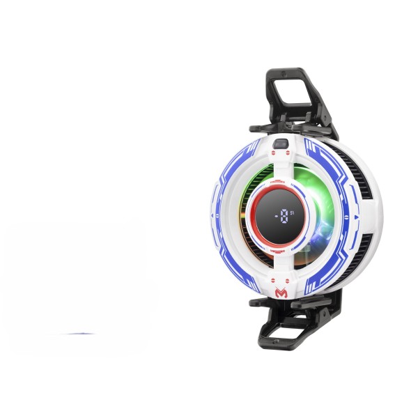 toptan-xml-dropshipping-Manyetik Klipsli Telefon Soğutucu Fan Rgb Isı Göstergeli Beyaz CX16