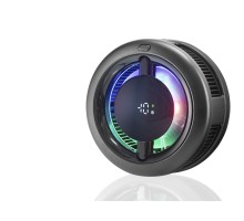 Manyetik Telefon Soğutucu Fan Rgb Dijital Ekranlı - Siyah CX19