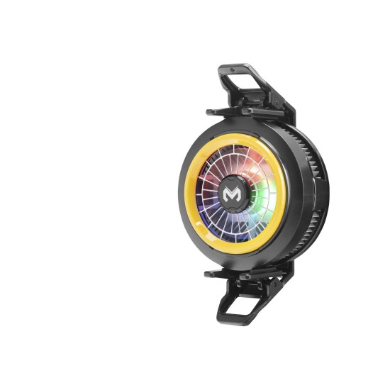 toptan-xml-dropshipping-Manyetik Klipsli Telefon Soğutucu Fan Rgb Siyah CX20