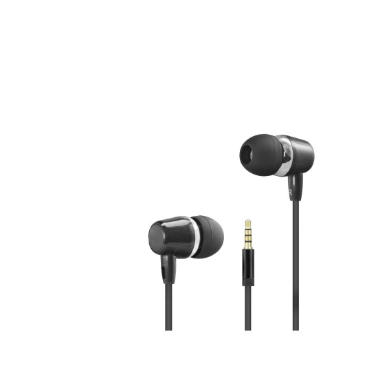 toptan-xml-dropshipping-Kablolu Kulak İçi Mikrofonlu Kulaklık 3.5 Mm Pc Telefon Uyumlu Siyah DHE7000BK