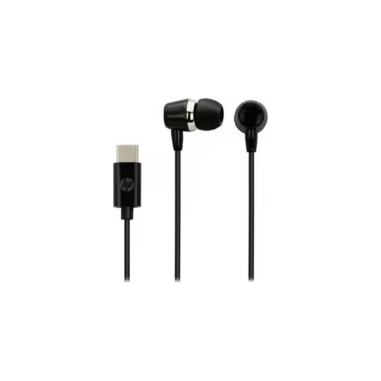 toptan-xml-dropshipping-Kablolu Kulak Içi Kulaklık Mikrofonlu Type-C Pc Telefon Uyumlu - Siyah DHE7000CBK