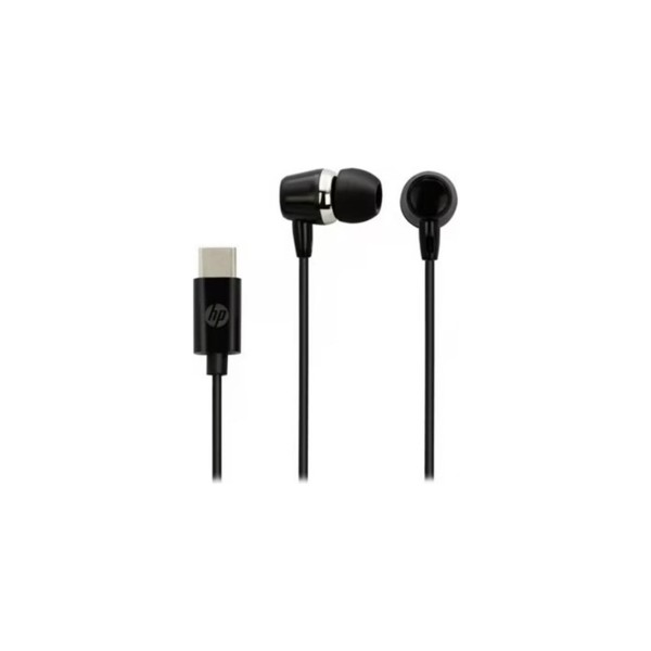 toptan-xml-dropshipping-Kablolu Kulak Içi Kulaklık Mikrofonlu Type-C Pc Telefon Uyumlu - Siyah DHE7000CBK