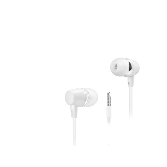 toptan-xml-dropshipping-Kablolu Kulak İçi Mikrofonlu Kulaklık 3.5 Mm Pc Telefon Uyumlu Beyaz DHE7000WT
