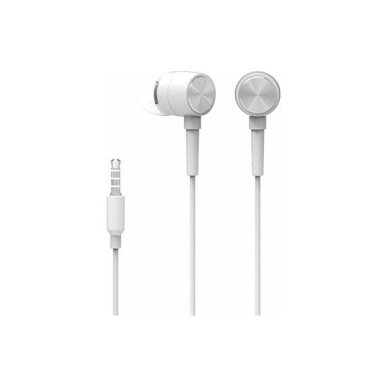 toptan-xml-dropshipping-Kablolu Kulak Içi Kulaklık Mikrofonlu 3.5Mm Pc Telefon Uyumlu Beyaz DHH1111WT