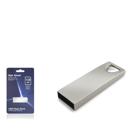 toptan-xml-dropshipping-128 Gb Usb 2.0 Metal Gövde Flash Bellek ELBA-128M