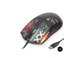Good Pro G306D Gaming Mouse 7200 Dpi Rgb Cyber Desenli - Siyah